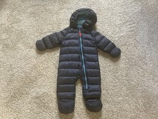 Tuta da neve LL Bean 3-6 mesi blu ultra leggera 650 piumino bunting