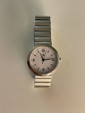 Unisex Calvin Klein K2121 Steel Date Quartz 31MM Watch Orologio Usato Senza Pila