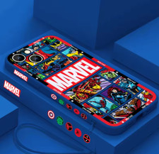 ✅  Cover Custodia MARVEL AVENGERS Apple iPhone 16 15 14 13 12 Pro PLUS MAX✅