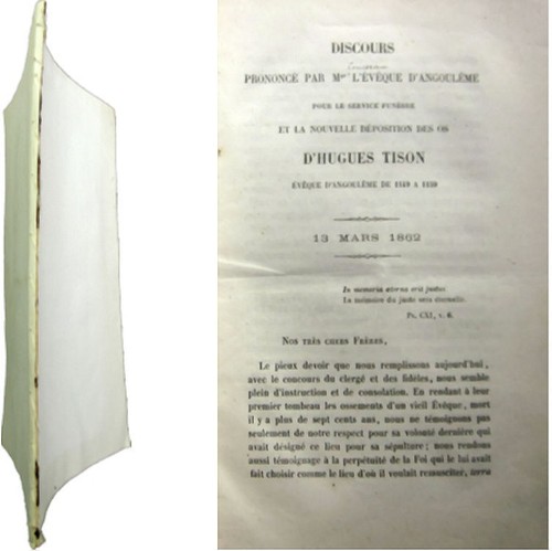 Discours évêque angoulême - évêque, d'angoulême