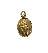 Ciondolo/ciondolo San Cristoforo PICCOLO oro 9 ct vintage circa 1986 1,1 g