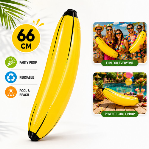 Banana gonfiabile gigante - gigante, 66cm