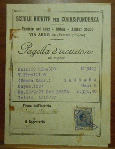 Scuole riunite per - riunite,