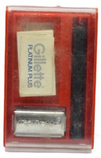 rasoio sicurezza gillette scatola originale vintage razor old type toilette