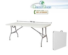 Tavolo Tavola Pieghevole Plastica Picnic Giardino Campeggio Fiere Sagre **PLUS**