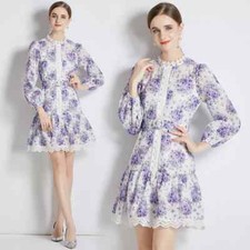 Vestito Abito Donna Corto Rosa