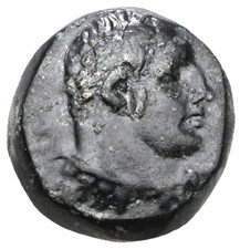 LYDIA Sardi Emissione Civica ca 200 -133 a.C. AE 14 "Eracle e Apollo"