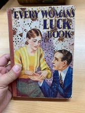 1920s/1930s " Ogni DA DONNA Fortuna Libro " 1ST Edizione Illustrato Rigido (P3)