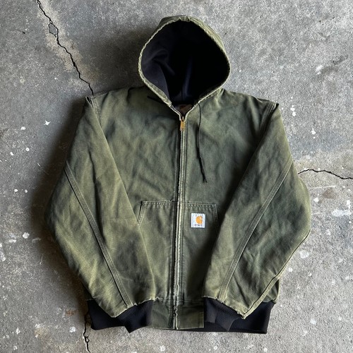 Carhartt green active hooded