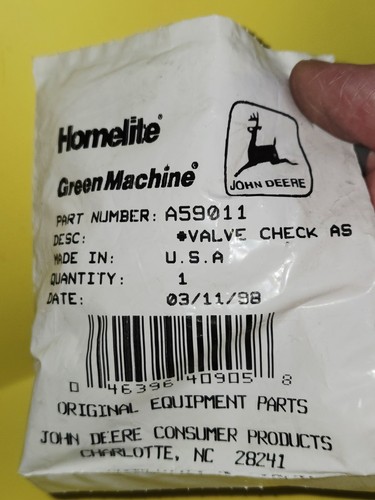 Homelite 59011 valvola di - valvola,
