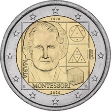 ITALIA 2 euro 2020 MONTESSORI