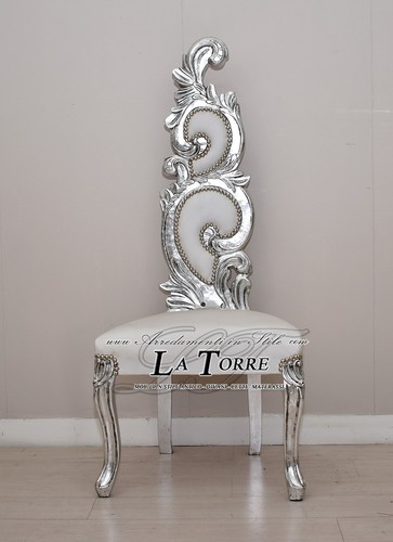 Poltrona trono barocco - , sedia