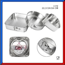 Tris Tortiera Teglia da Forno