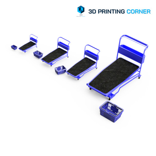Flatbed shopping trolley 24 - flatbed,