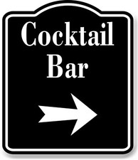 Insegna Cocktail Bar Freccia