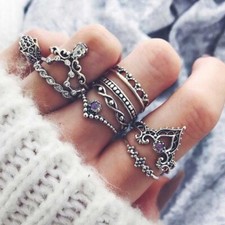 SET DI 10 ANELLI ANELLO DONNA