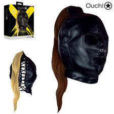 Maschera in Pelle Nera BDSM