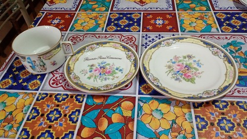 Coppia piattini limoges - coppia,