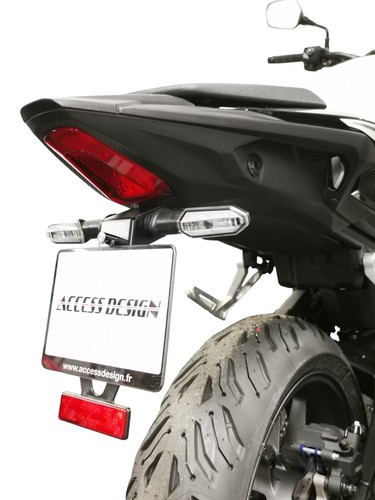 Supporto targa honda - targa, cb-500