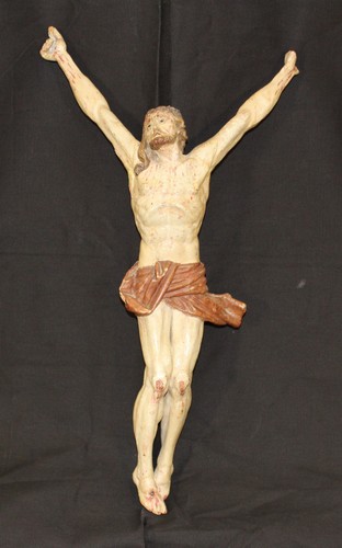 Croce cristo scultura - cristo, lignea