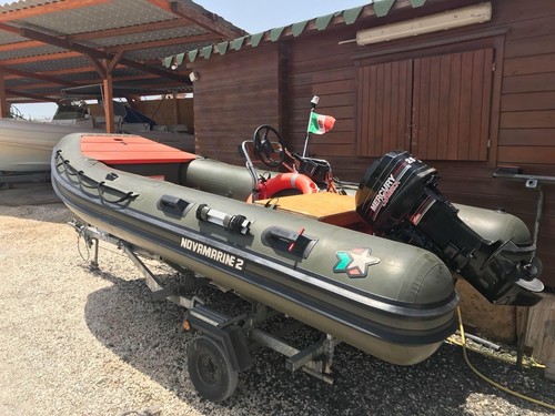 Gommone con motore usato - motore,