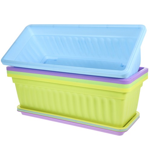 Set fioriera rettangolare - set, 4