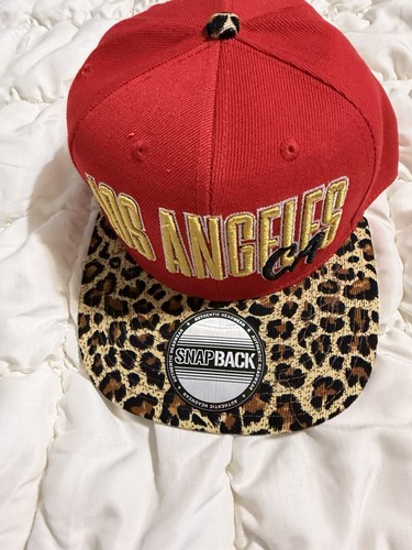 Cappello snapback stampa rosso