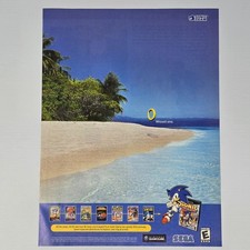 Pubblicità poster sonic mega - pubblicità/poster,