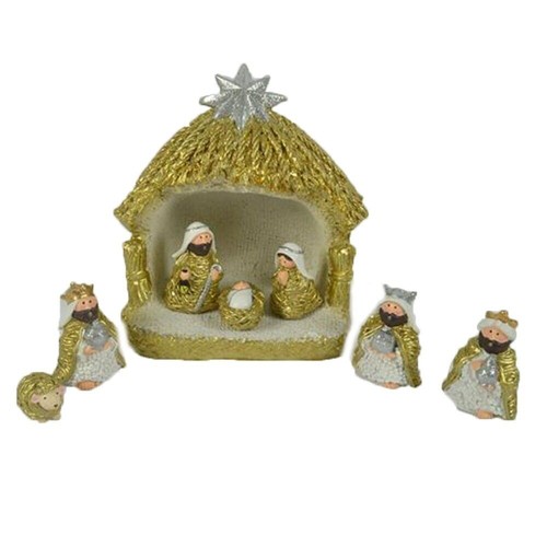 Presepe con capanna natività