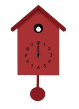 Orologio cucu rosso mattone - rosso,