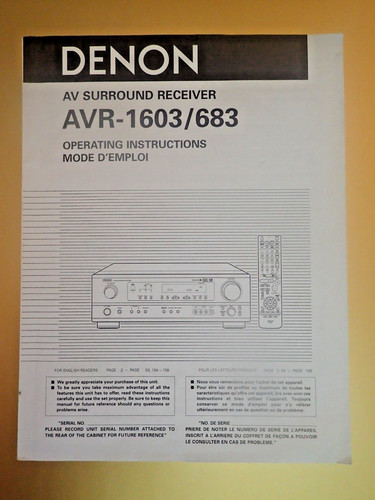 Denon surround receeiver - surround,