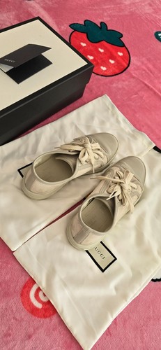 Gucci cotton washed shoes - gucci,