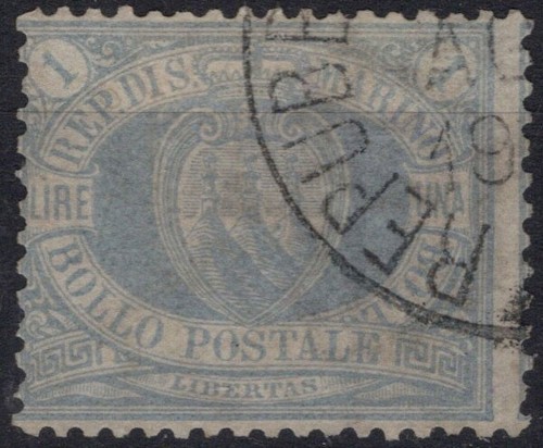 San marino 1894 stemma - 1894-99, 1