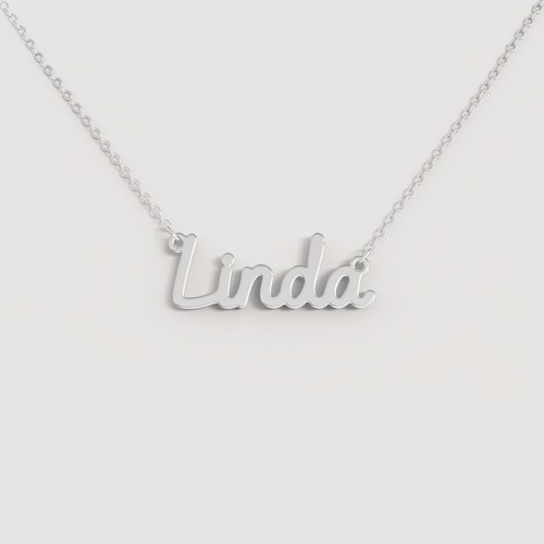 Collana nome donna acciaio - donna, in