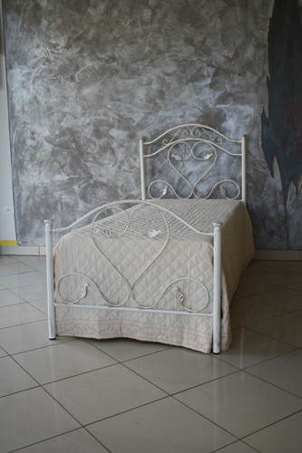 Letto ferro cuore - letto, singolo