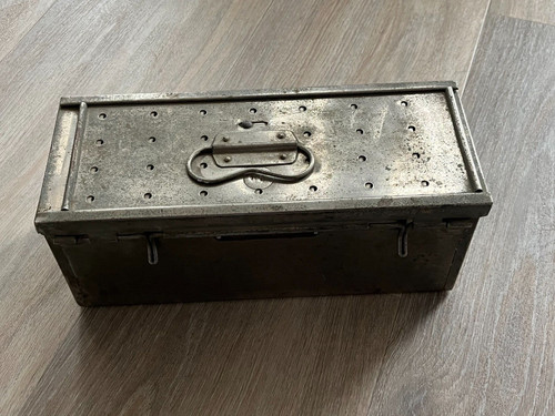 Vecchia scatola autoclave - vecchia,