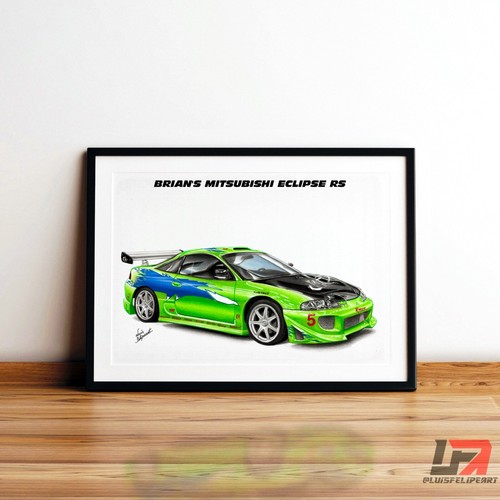 Poster arte auto - , fast