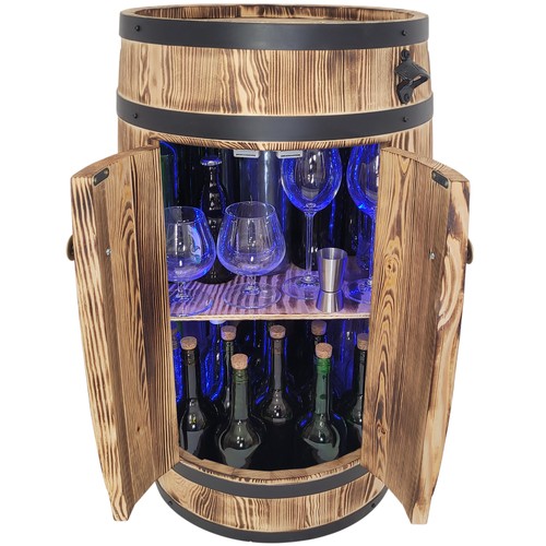 Botte legno con - botte, in