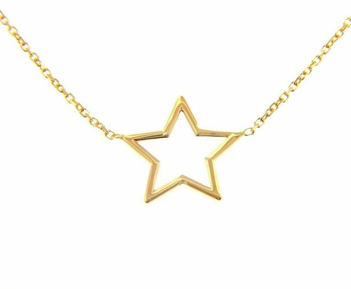 Collana oro giallo - collana, bianco