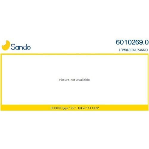 Motorino avviamento sando - di,