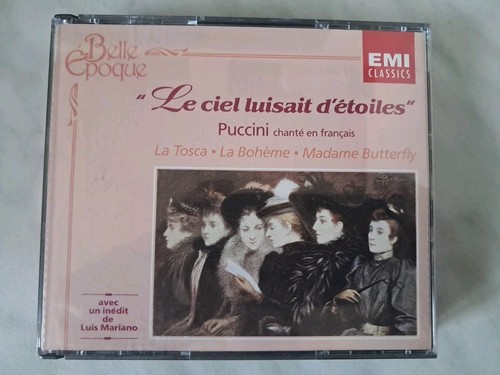 Coffret puccini chante en - cd,