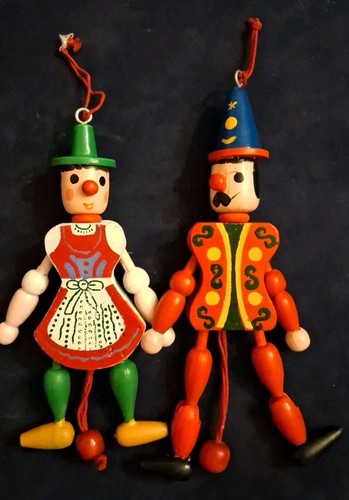 Lotto marionette legno - lotto, in