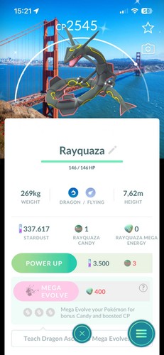 Shiny rayquaza lucky trinket - rayquaza, +