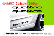 Adesivi audi quattro - adesivi,
