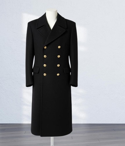 Cappotto lana nero - , militare