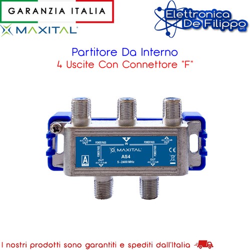 Partitore interno uscite - da, 4