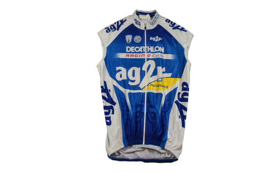 Maillot vélo vintage ag2r - vélo,