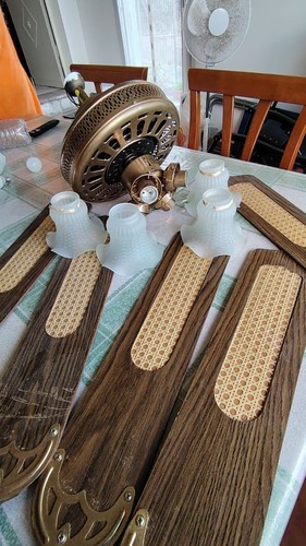 Lampadario con ventilatore