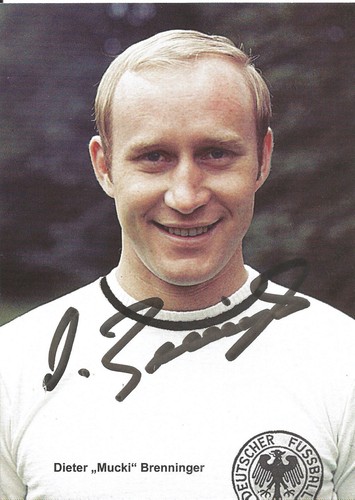 Autografo dieter mucki - autografo,