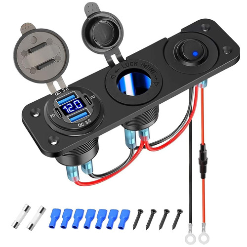 Presa usb per auto - per,